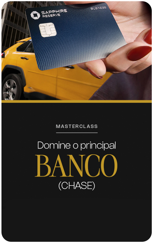 Masterclass: Domine o principal banco (Chase)